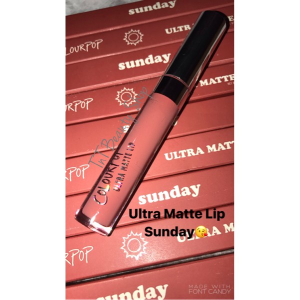 ColourPop Ultra Matte Liquid Lipsticks - Colour pop Sunday