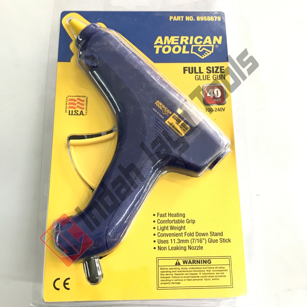 AMERICAN TOOL Hot Melt Glue Gun 40 Watt / Alat Lem Lilin Tembak