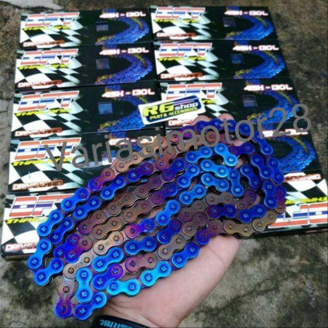 RANTAI DFT 415H-130L BLUE GOLD 2TONE THAILAND / RANTAI BIRU KUNING DFT 415-130