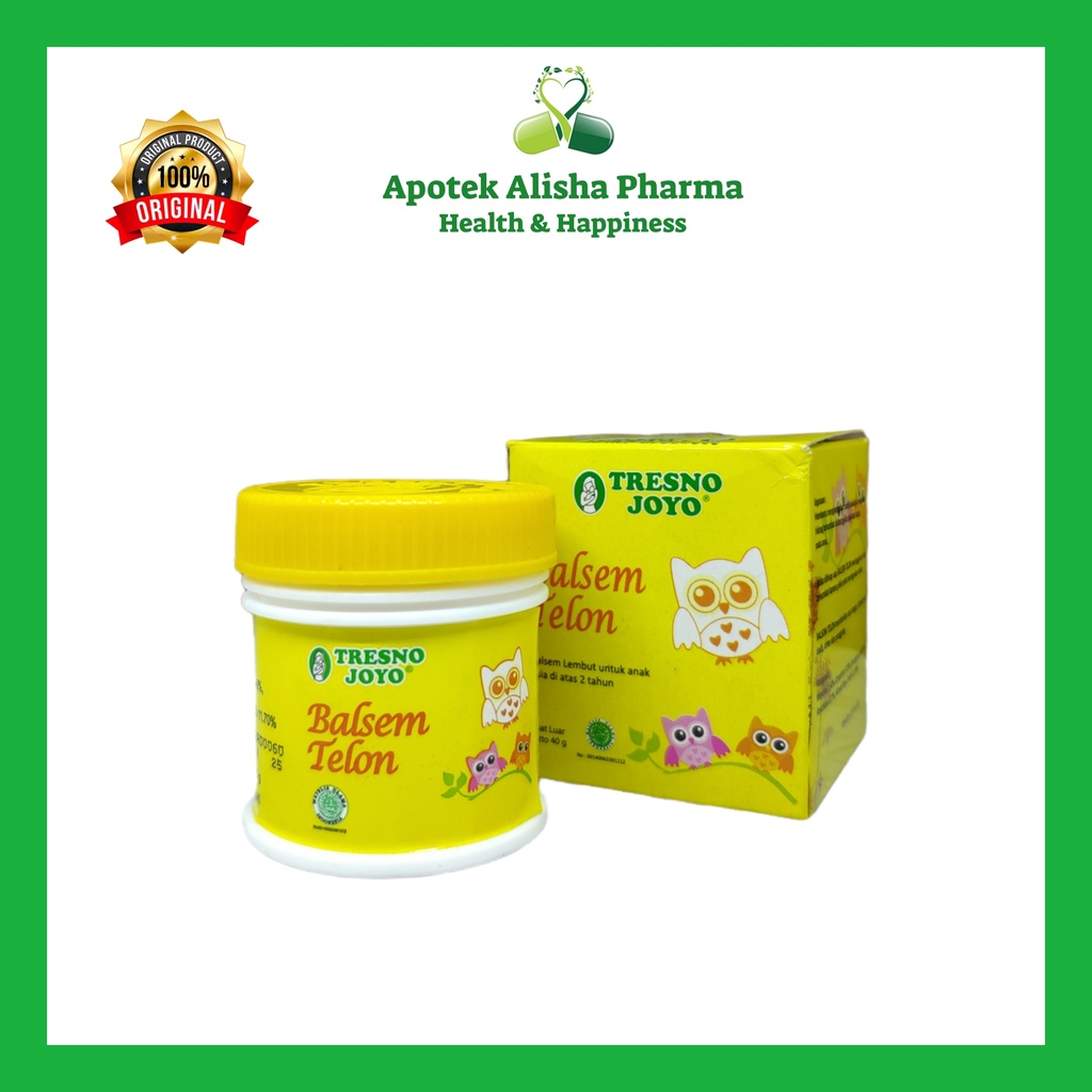 Tresnojoyo Balsem Telon 20/40gr-Balsam Telon Tresnojoyo Balsem Untuk Flu/Pilek/Batuk Bayi