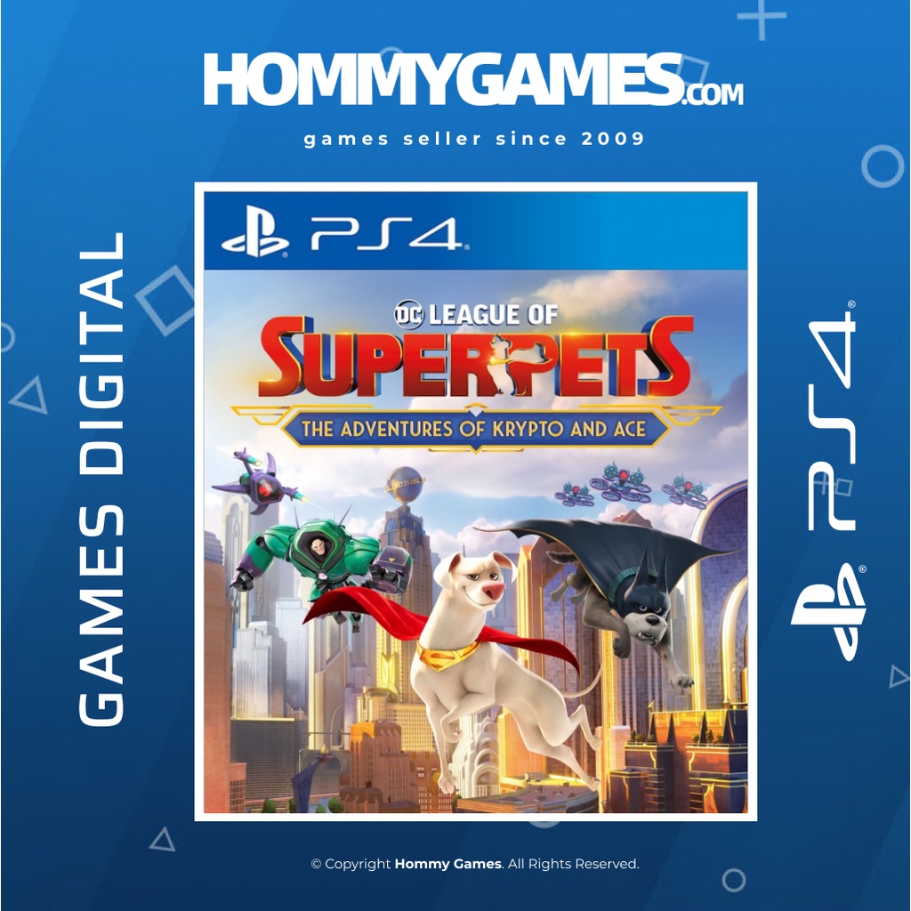 DC League of Super-Pets The Adventures of Krypto and Ace PS5 &amp; PS4 Digital Games