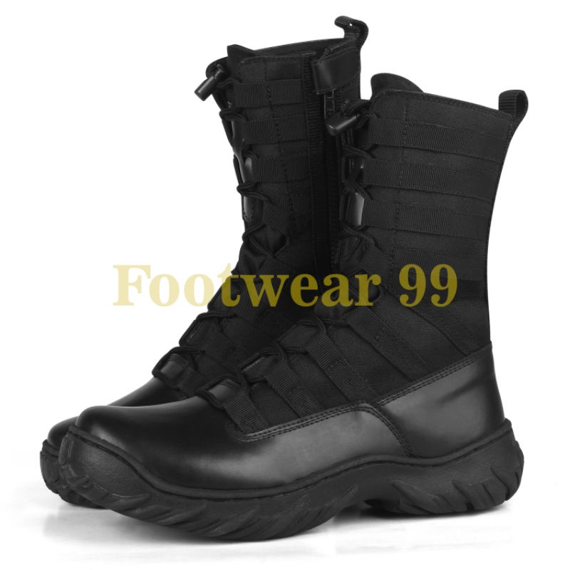 SEPATU PDL KULIT JERUK Boots Safety Linmas Security Satpam Size 38-48