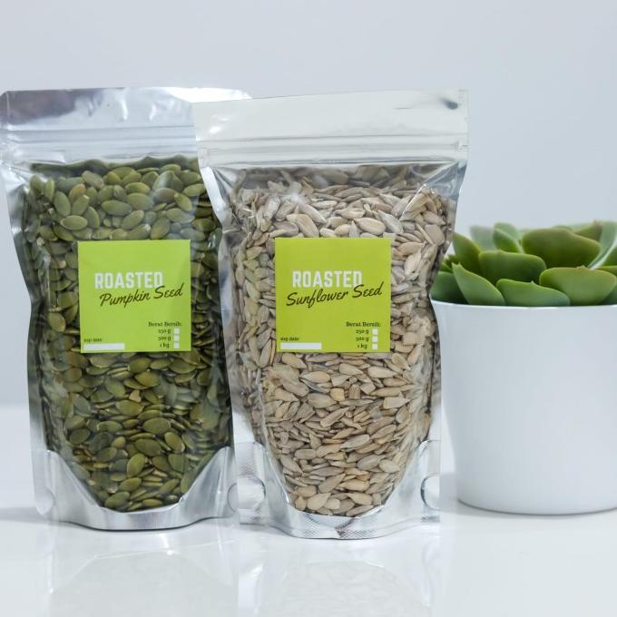 

Bundling Roasted Pumpkin Seeds + Roasted Sunflower Seeds 250 Gr