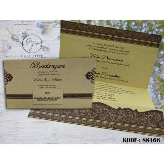 Undangan Pernikahan/Undangan Erba/E88166