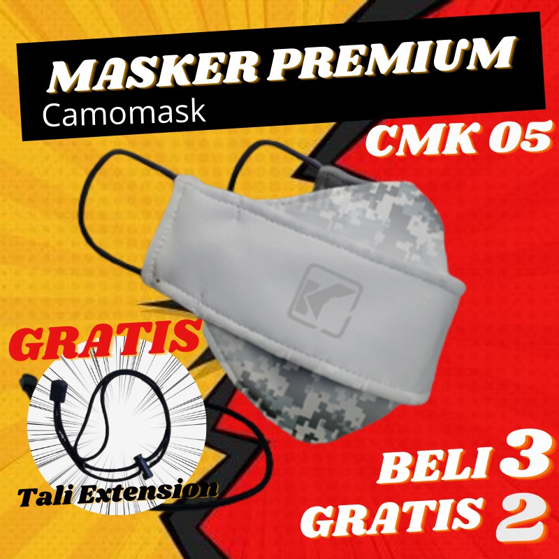 Masker Kain Pria Distro Camomask camo mask original Kiral Hadiah Ulang tahun Pacar pria cowok