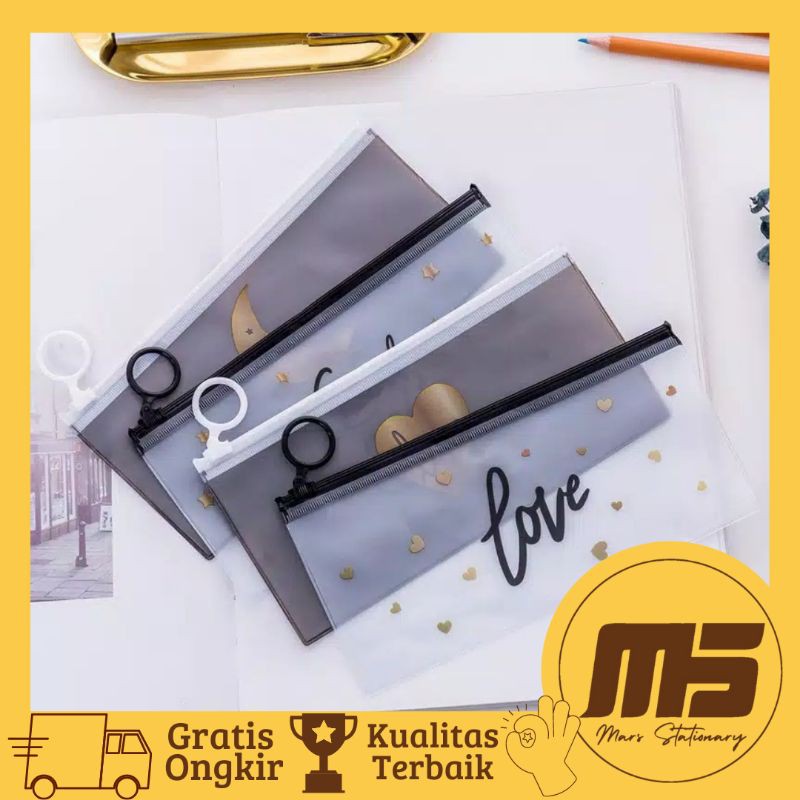 

Zipper Bag Transparant | Pencil Case | Mars Stationary