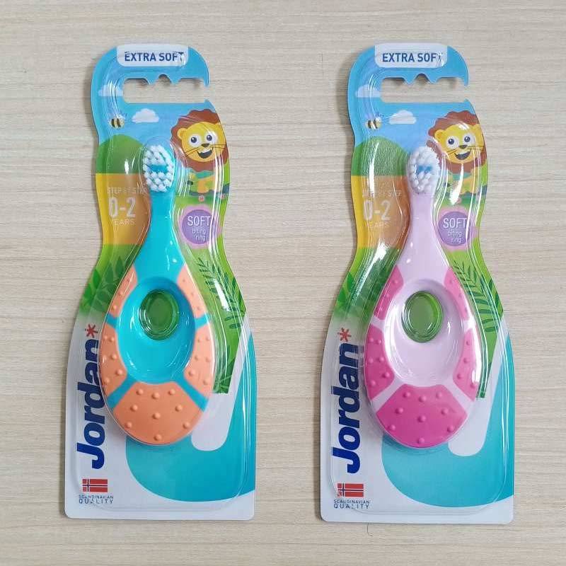 Sikat gigi anak 0-2 tahun super soft brush jordan brush