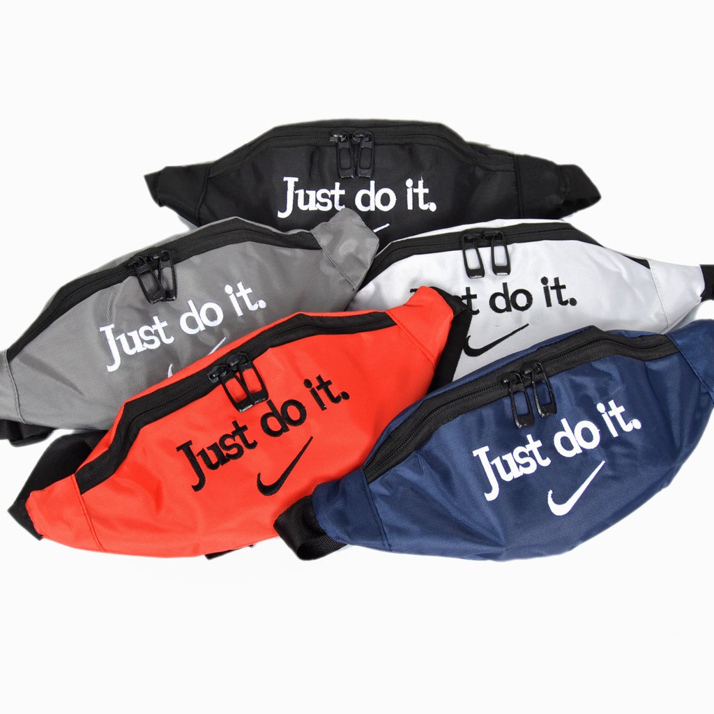 Tas Pria Terbaik / Terlaris / Tas Pinggang Pria/ Waistbag Unisex Just Do It 7038