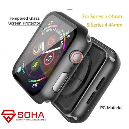 IWT-001 Case Iwatch ada Tempered Glass Screen Protector Apple Watch Series 1 2 3 4 5 Cover