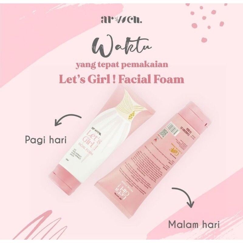 Arvven facial foam girl