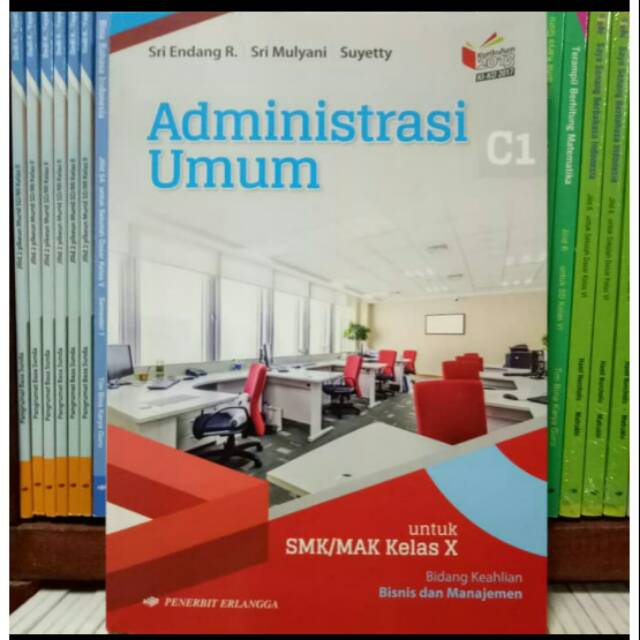 Administrasi Umum SMK kelas X KI-KD Erlangga