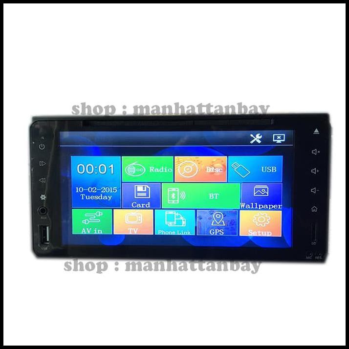Promo Terbatas Double Din Dvd Player Tv Mobil Head Unit Skeleton Skt-8196G