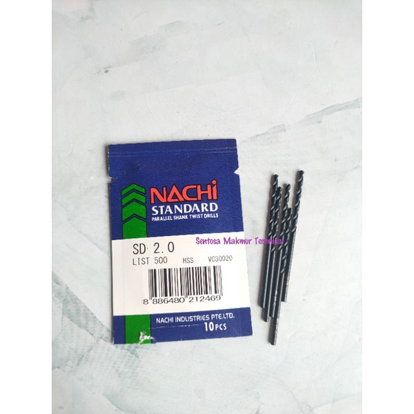 NACHI 2 MM Mata Bor Besi Drill Bit HSS 2MM