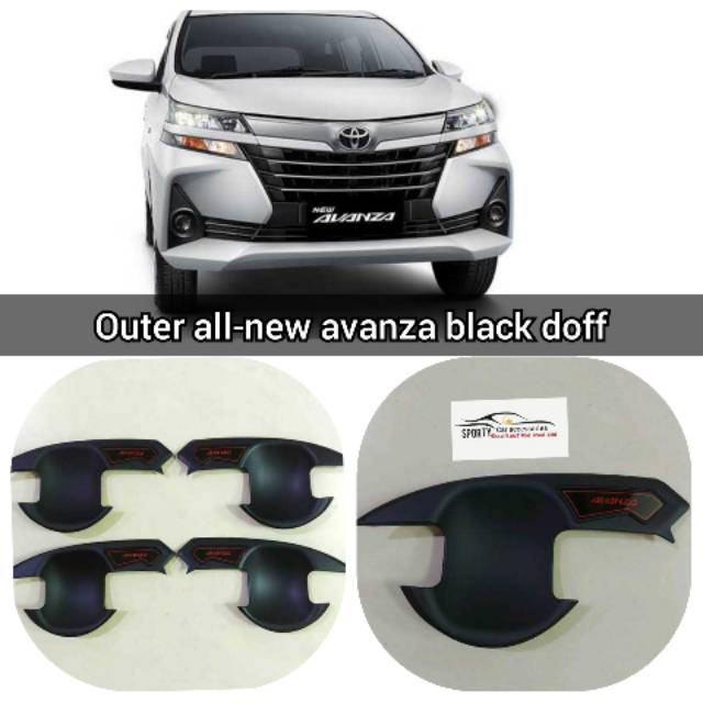 Outer all new avanza 2012-2019 black doff