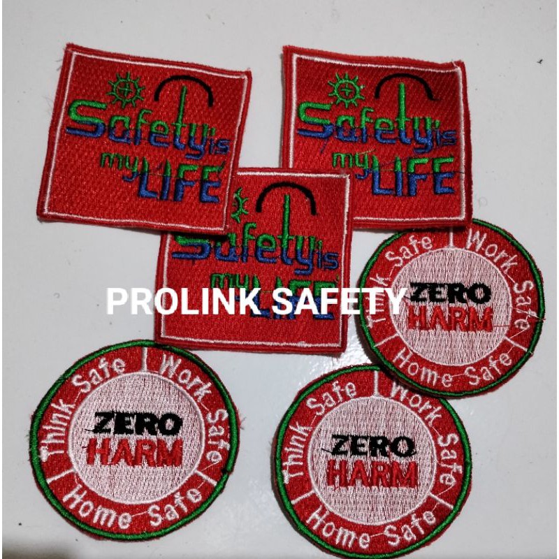 PAKET 2 LOGO ZERO HARM DAN MY LIFE