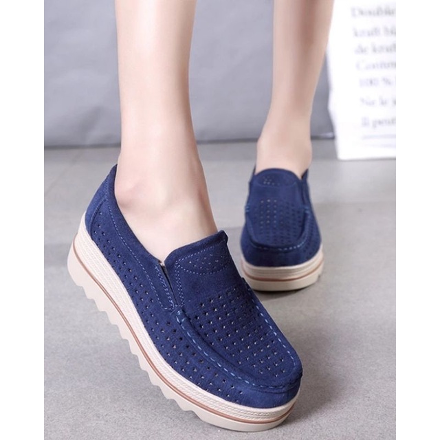 sepatu wedges wanita import tipe s78