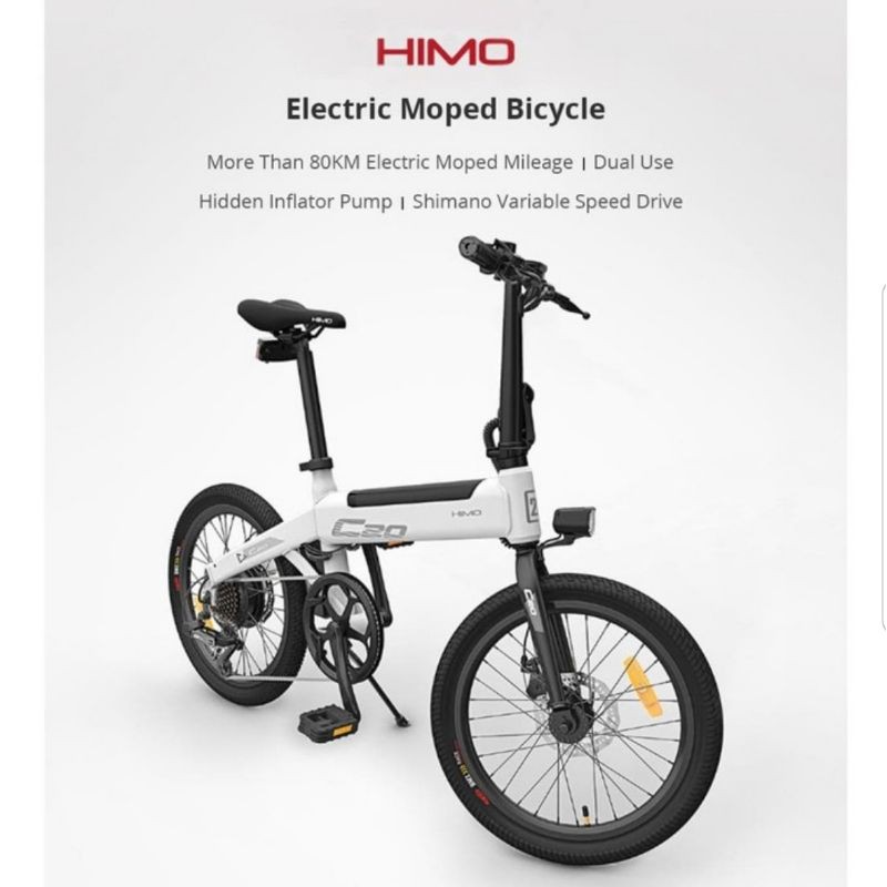 XIAOMI HIMO C20 ELECTRIC BIKE | SEPEDA LISTRIK | Shopee