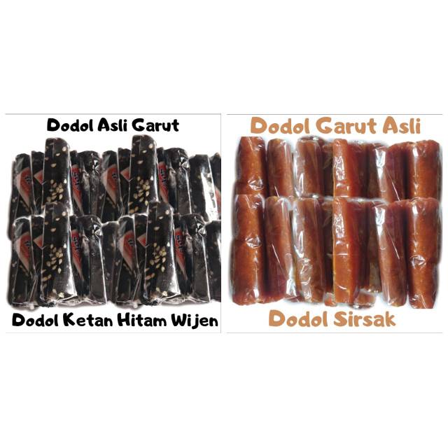 

Dodol Garut 500 gr Mix Ketan Hitam Wijen dan Sirsak Cemilan Manis Camilan Khas Unik_x000D_ Snack Makanan