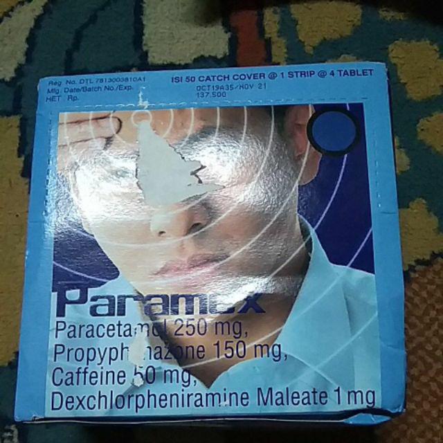 Paramex Obat Sakit Kepala Per Box Isi 50 Strip @4 Tab