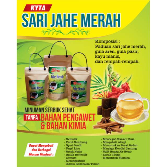 

Kyta sari jahe merah
