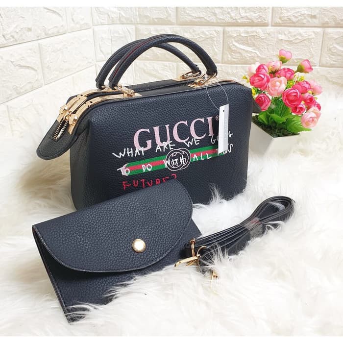 TAS BATAM TAS WANITA IMPORT TAS GUCCI DOCTOR COCO CAPITAN IB - Putih