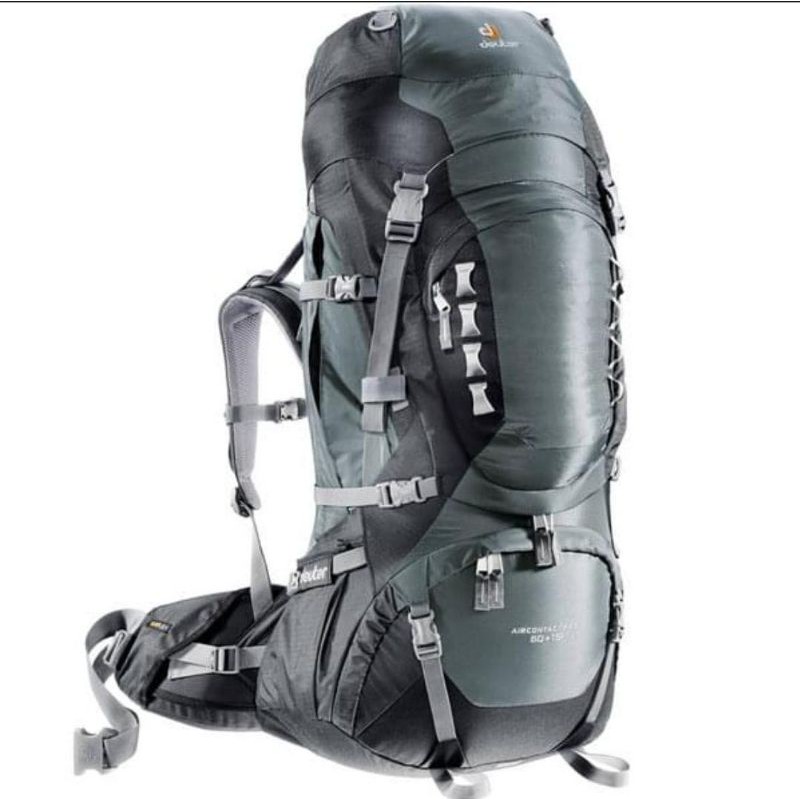 DEUTER AIRCONTACT PRO 60+15 BNWT ORI ORIGINAL 60 + 15 L 60L TAS GUNUNG CARRIER IMPOR 80L 80