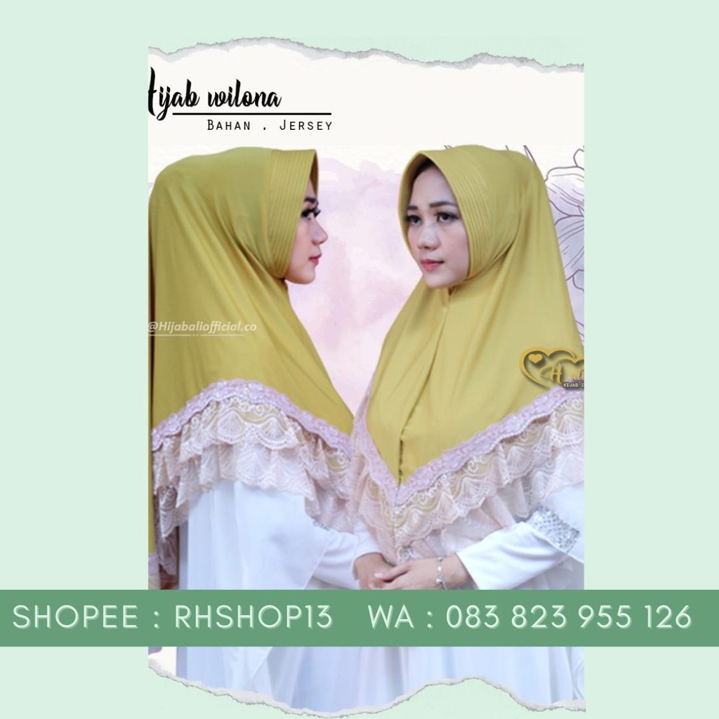 HIJAB JERSEY HIJAB RENDA KHIMAR JERSEY RENDA HIJAB INSTAN KERUDUNG RENDA BERGO INSTAN PED BUSA JERSE