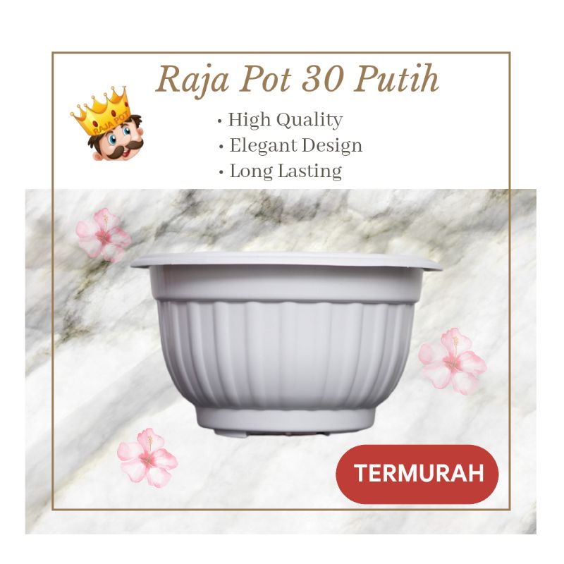 Pot Bunga Murah 25 30 Model Belimbing | Pot Tanaman Plastik Hitam Putih Cokelat