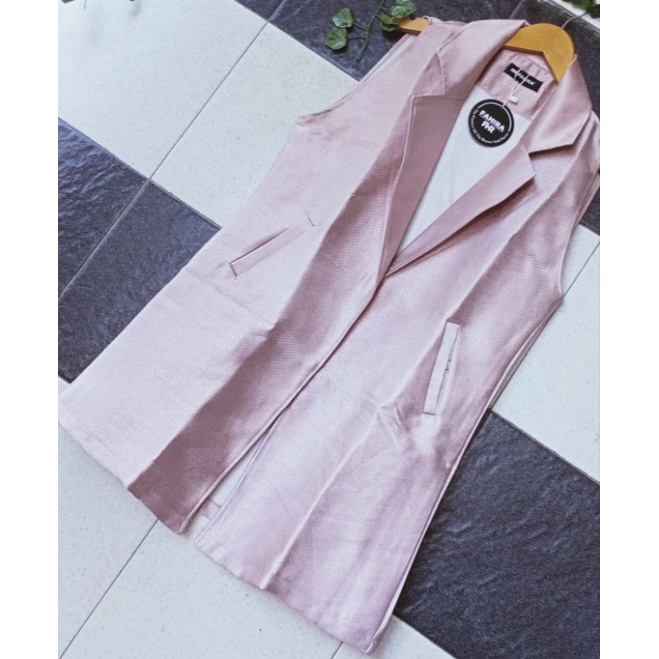 OUTER FAHIRA/FAHIRA BLAZER /CARDI FAHIRA/CARDIGAN FAHIRA ORIGINAL-Cream METALIC