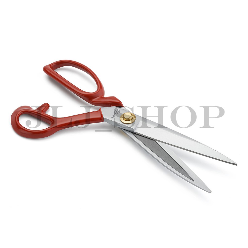 gunting pin potong bahan kain (tailor) ukuran 10&quot; (1104 merah)