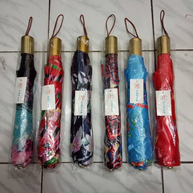 Payung Lipat Nagoya Agoya 8 Jari Murah Bahan Bagus Dengan Berbagai Pilihan Macam Motif Yang Beragam