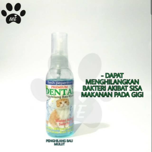 Obat Spray Kucing Anjing &quot;DENTAL&quot; Penghilang Bau Mulut