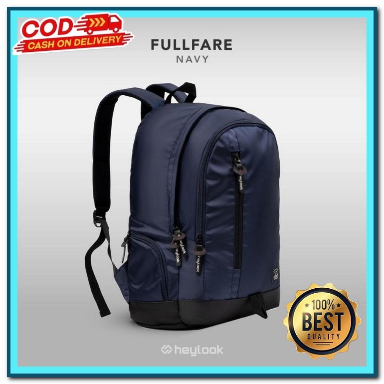 Tas Punggung Kanvas Original Ransel Perempuan Tas Punggung Tas Kerja Cewek Laptop 14 Inch Bag Premiu