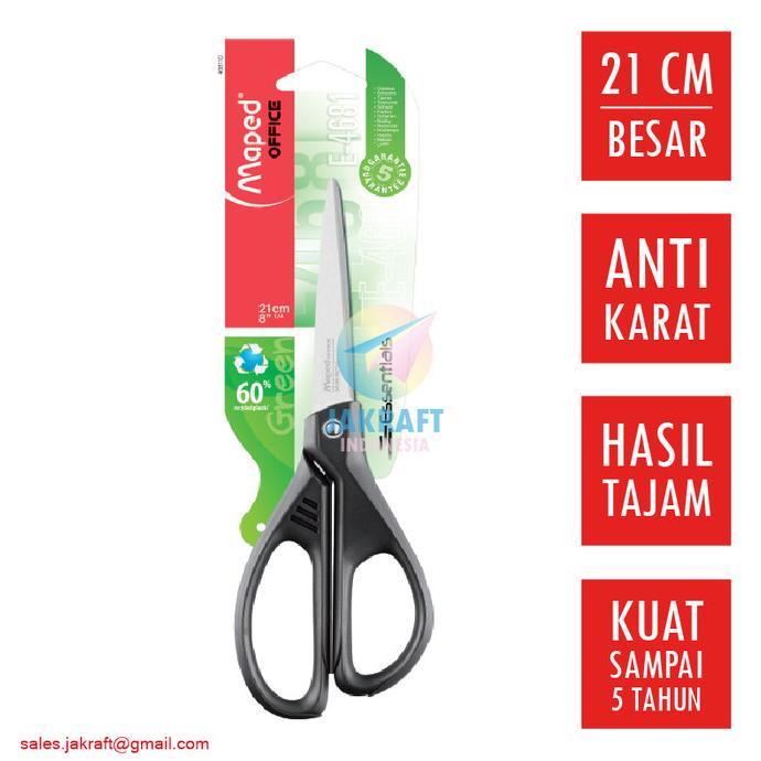 

Cuci Gudang Awal Tahun Gunting Kertas Besar 21 cm MAPED Essentials Green Stainless Steel Cuci Gudang Awal Tahun