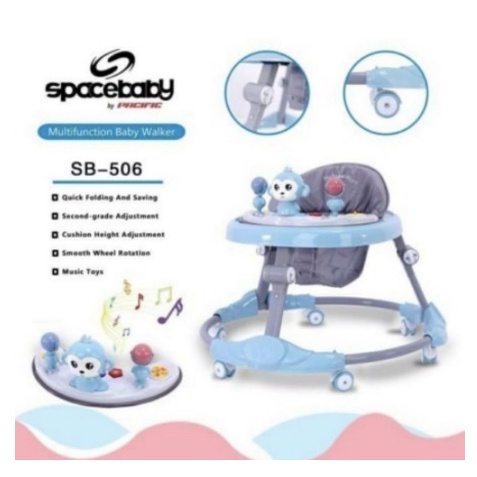 SpaceBaby Space Baby Walker Alat Belajar Jalan Anak Bayi SB-506 SB-507