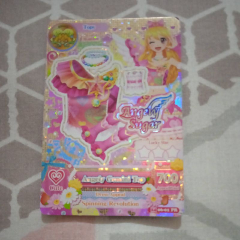 Kartu aikatsu premium Angely gemini top