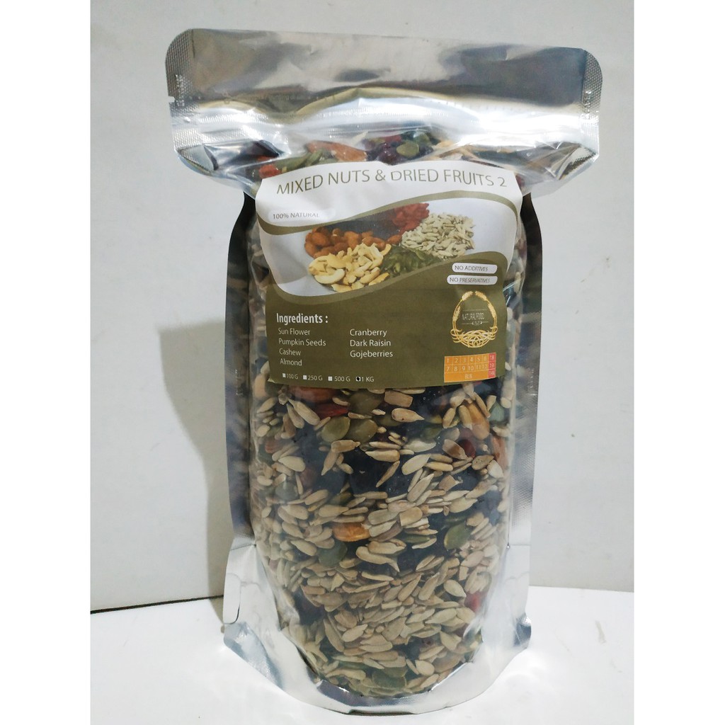 

Mixed Nuts and Dried Fruits 2 - 1 kg