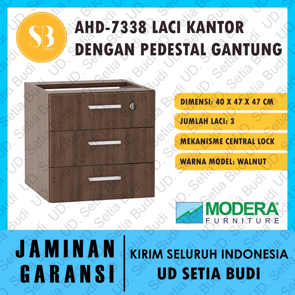 Laci Kantor Pedestal Gantung + Central Lock Modera AHD 7338 A-Class