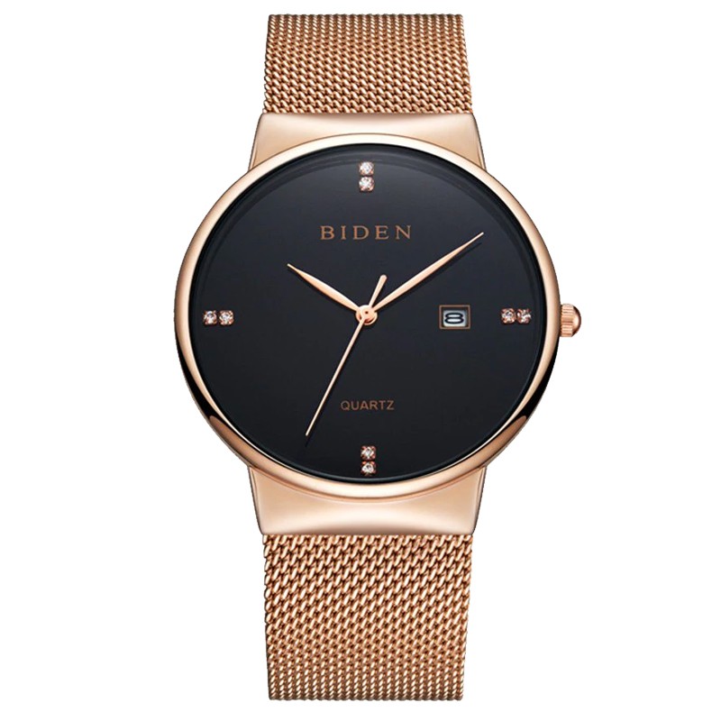 Biden Watch 0047 Unisex Gold Jam Tangan Original