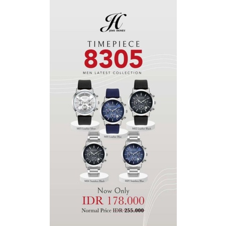 JAM TANGAN PRIA JH JT 8305 JimsHoney JAM TANGAN COWOK MURAH JIMSHONEY MALANG