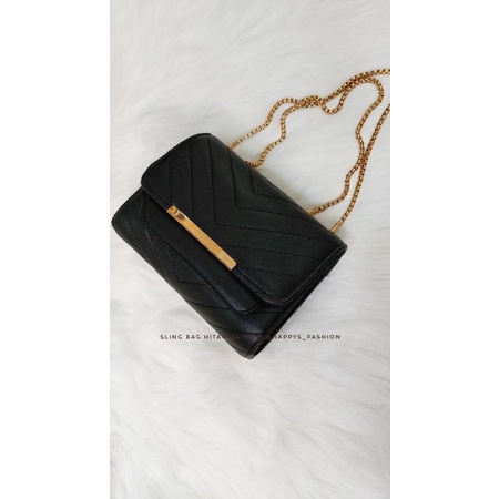Tas wanita hitam/ sling bag hitam