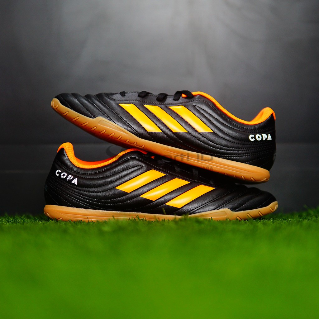 Sepatu Futsal Adidas Copa 20.4 IN - Black Orange EH1852 Original | Adidas Copa