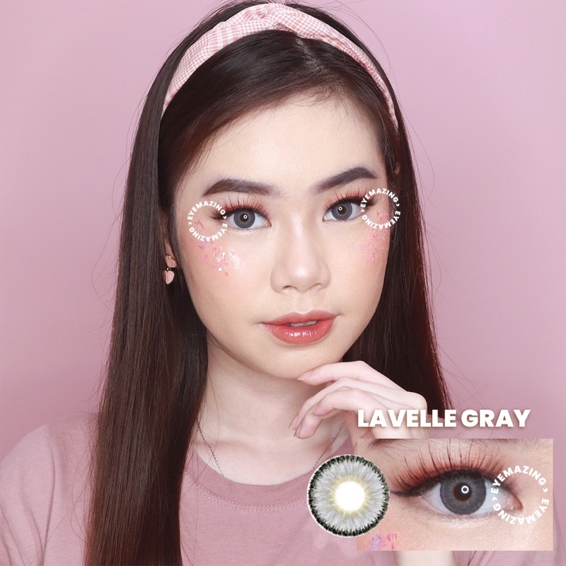 EYEMAZING Softlens - LAVELLE Brown / Gray / Blue / Coklat / Abu / Biru Normal Minus Beda Minus