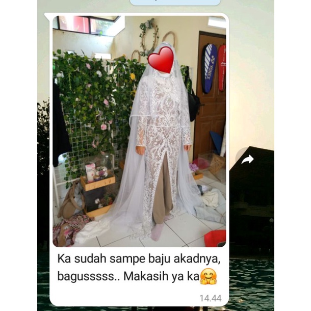 COUPLE KEBAYA PRANCISAN MODERN//KEBAYA MODEL TERBARU FULL PAYET //KEBAYA AKAD MEWAH