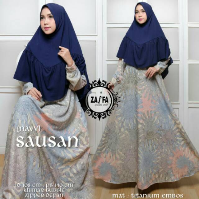Sausan dress set hijab