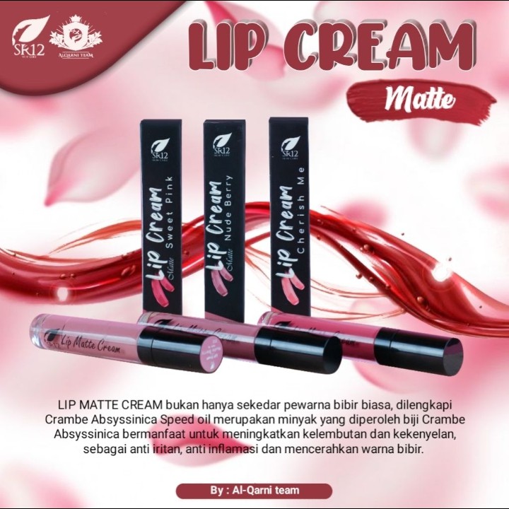 Lipcream SR12 / LIP MATTE SR12/ LIP GLOSSY SR12