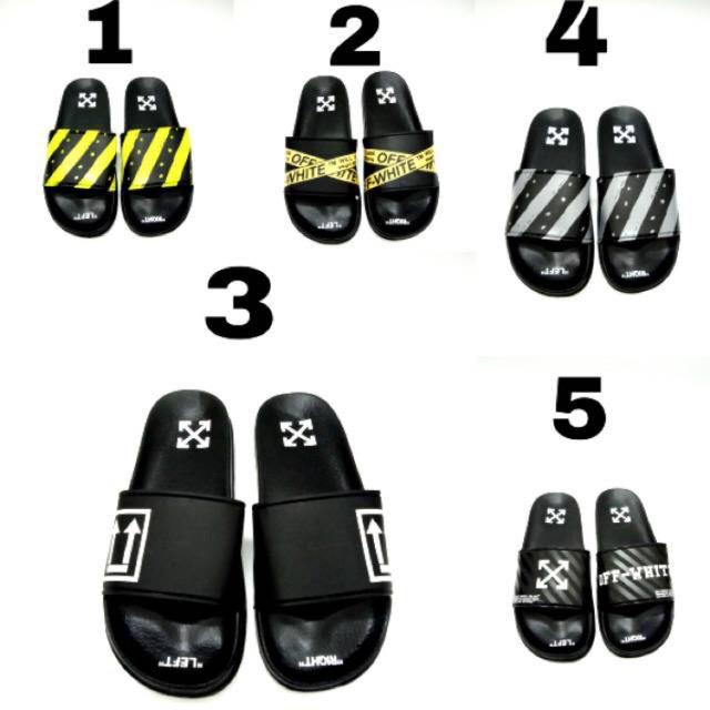 SANDAL SLOP PRIA &quot;OFF WH*TE&quot; II KUALITAS IMPORT