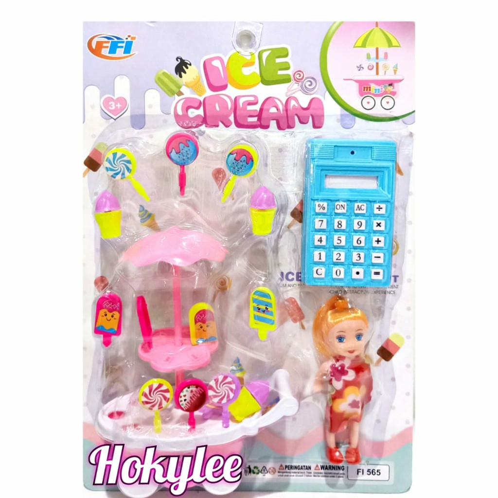MAINAN BARBIE ICE CREAM SET MURAH - FI 565