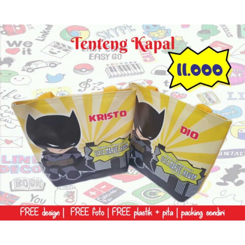 

Souvenir ultah tas tengteng