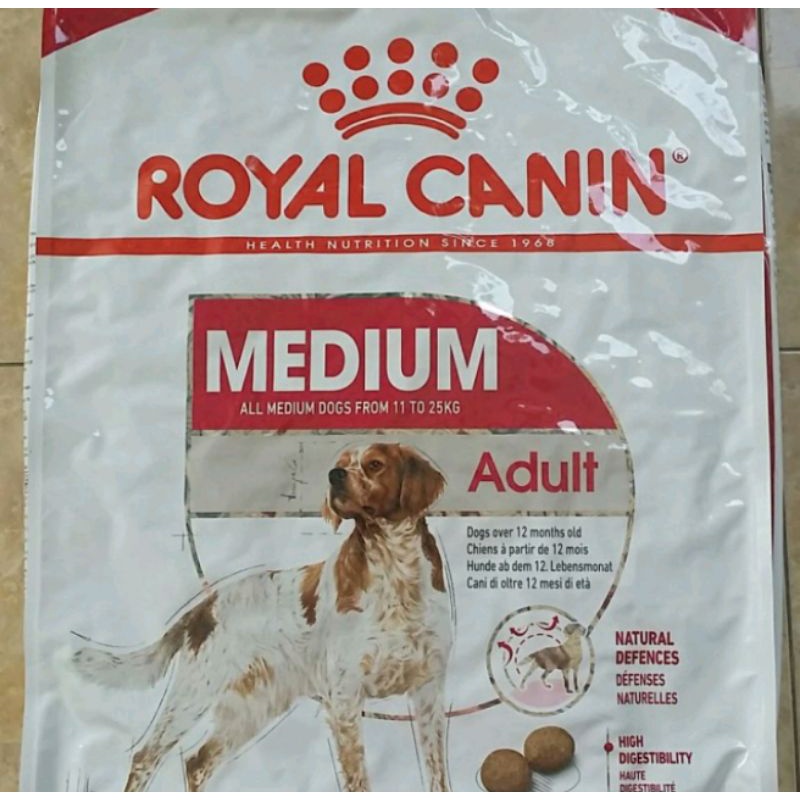 Royal Canin Medium Adult Makanan Anjing Dewasa Dry 10kg